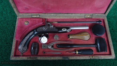 CASED J. HAFNER PERCUSSION HAMMER PISTOL - Image 15 of 17