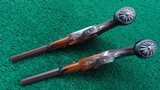 *Sale Pending* - CASED PAIR OF DELUXE PERCUSSION PISTOLS BY FRANZ ULRICH - 4 of 25
