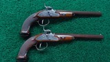 *Sale Pending* - CASED PAIR OF DELUXE PERCUSSION PISTOLS BY FRANZ ULRICH - 1 of 25
