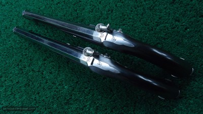 CASED PAIR OF VERNEY PERCUSSION TARGET PISTOLS - Image 4 of 17