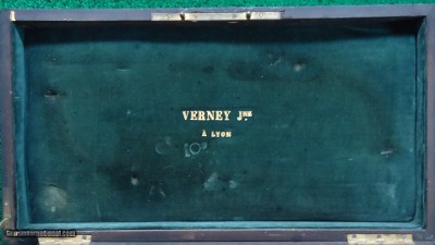 CASED PAIR OF VERNEY PERCUSSION TARGET PISTOLS - Image 13 of 17