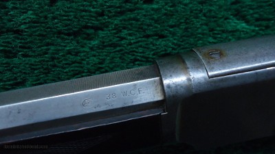 WINCHESTER MODEL 1873 DELUXE RIFLE IN 38 WCF - Image 6 of 19