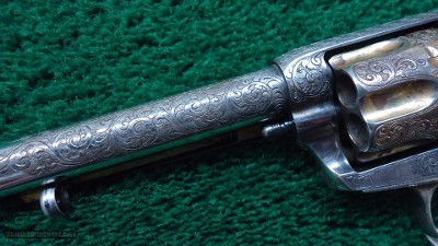 FACTORY DOCUMENTED GOLD AND SILVER PLATED HELFRICH ENGRAVED COLT SA - Image 9 of 16