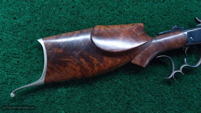 DELUXE LOW WALL CUSTOM TARGET RIFLE 28-30 CAL - Image 16 of 18
