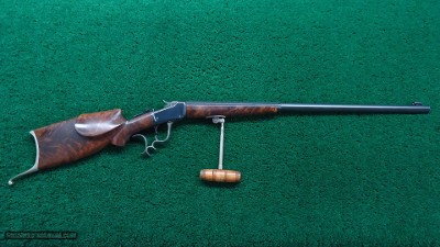 DELUXE LOW WALL CUSTOM TARGET RIFLE 28-30 CAL - Image 18 of 18