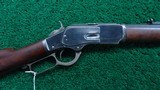 WINCHESTER MODEL 1873 RIFLE IN 38 WCF - 1 of 21