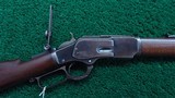WINCHESTER MODEL 1873 RIFLE IN 38 WCF - 1 of 22