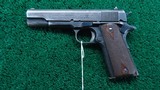WW1 U.S. COLT MODEL 1911 PISTOL WITH HOLSTER - 2 of 20