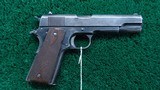 *Sale Pending* - WW1 U.S. COLT MODEL 1911 PISTOL WITH HOLSTER - 1 of 19