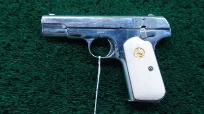 COLT MODEL 1908 HAMMERLESS PISTOL IN 380 ACP - Image 2 of 9