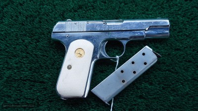 COLT MODEL 1908 HAMMERLESS PISTOL IN 380 ACP - Image 6 of 9