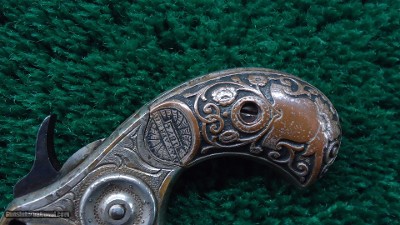 FACTORY ENGRAVED COLT NEW LINE 22 CALIBER REVOLVER WITH SCARCE DE GRESS GRIPS - Image 10 of 14