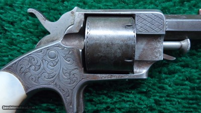ENGRAVED HOPKINS & ALLEN SPUR TRIGGER REVOLVER - Image 6 of 13