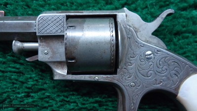 ENGRAVED HOPKINS & ALLEN SPUR TRIGGER REVOLVER - Image 8 of 13
