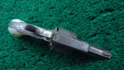 ENGRAVED HOPKINS & ALLEN SPUR TRIGGER REVOLVER - Image 3 of 13