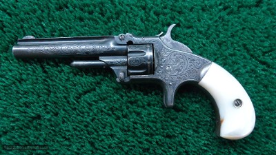 VERY BEAUTIFUL ENGRAVED SMITH & WESSON NO. 1 3RD ISSUE REVOLVER - Image 2 of 14