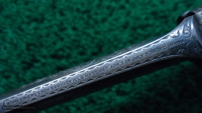 VERY BEAUTIFUL ENGRAVED SMITH & WESSON NO. 1 3RD ISSUE REVOLVER - Image 7 of 14
