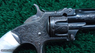 VERY BEAUTIFUL ENGRAVED SMITH & WESSON NO. 1 3RD ISSUE REVOLVER - Image 6 of 14