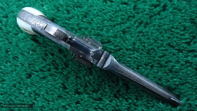 VERY BEAUTIFUL ENGRAVED SMITH & WESSON NO. 1 3RD ISSUE REVOLVER - Image 3 of 14