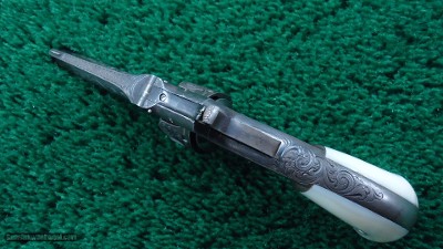 VERY BEAUTIFUL ENGRAVED SMITH & WESSON NO. 1 3RD ISSUE REVOLVER - Image 5 of 14