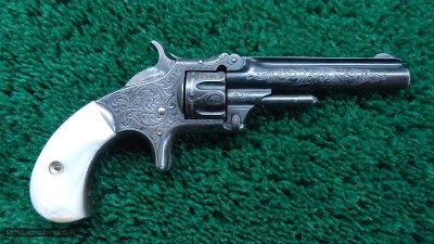 VERY BEAUTIFUL ENGRAVED SMITH & WESSON NO. 1 3RD ISSUE REVOLVER