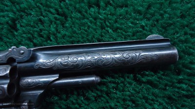 VERY BEAUTIFUL ENGRAVED SMITH & WESSON NO. 1 3RD ISSUE REVOLVER - Image 9 of 14