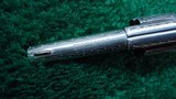 COLT FACTORY ENGRAVED NEW LINE REVOLVER IN 22 RF - 8 of 10