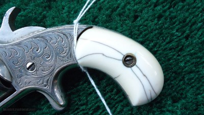 FACTORY ENGRAVED WHITNEYVILLE ARMORY 32 CALIBER REVOLVER - Image 9 of 13