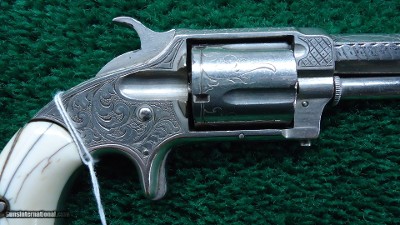 FACTORY ENGRAVED WHITNEYVILLE ARMORY 32 CALIBER REVOLVER - Image 6 of 13