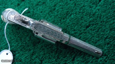 FACTORY ENGRAVED WHITNEYVILLE ARMORY 32 CALIBER REVOLVER - Image 3 of 13