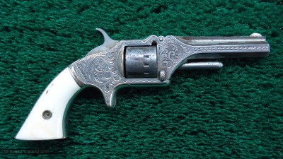 FACTORY ENGRAVED AMERICAN STANDARD TOOL COMPANY SPUR TRIGGER REVOLVER