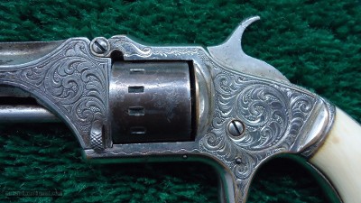 FACTORY ENGRAVED AMERICAN STANDARD TOOL COMPANY SPUR TRIGGER REVOLVER - Image 8 of 11