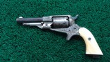 FACTORY ENGRAVED REMINGTON NEW MODEL POCKET CONVERSION REVOLVER IN 32 RF - 2 of 9