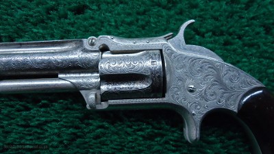 FACTORY ENGRAVED SMITH & WESSON #1-1/2 REVOLVER - Image 8 of 11