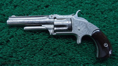 FACTORY ENGRAVED SMITH & WESSON #1-1/2 REVOLVER - Image 2 of 11