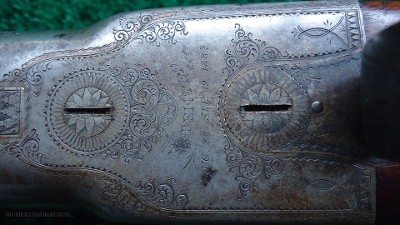 COLT MODEL 1883 DOUBLE BARREL SIDE BY SIDE 10 GAUGE SHOTGUN - Image 9 of 24