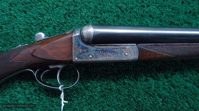 W. POWELL & SON DOUBLE 12 GAUGE SHOTGUN WITH EXTRA BARRELS