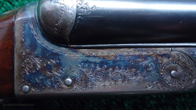 W. POWELL & SON DOUBLE 12 GAUGE SHOTGUN WITH EXTRA BARRELS - Image 8 of 23