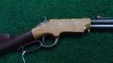 VERY FINE 1ST MODEL FACTORY ENGRAVED HENRY RIFLE