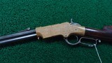 VERY FINE 1ST MODEL FACTORY ENGRAVED HENRY RIFLE - 2 of 22