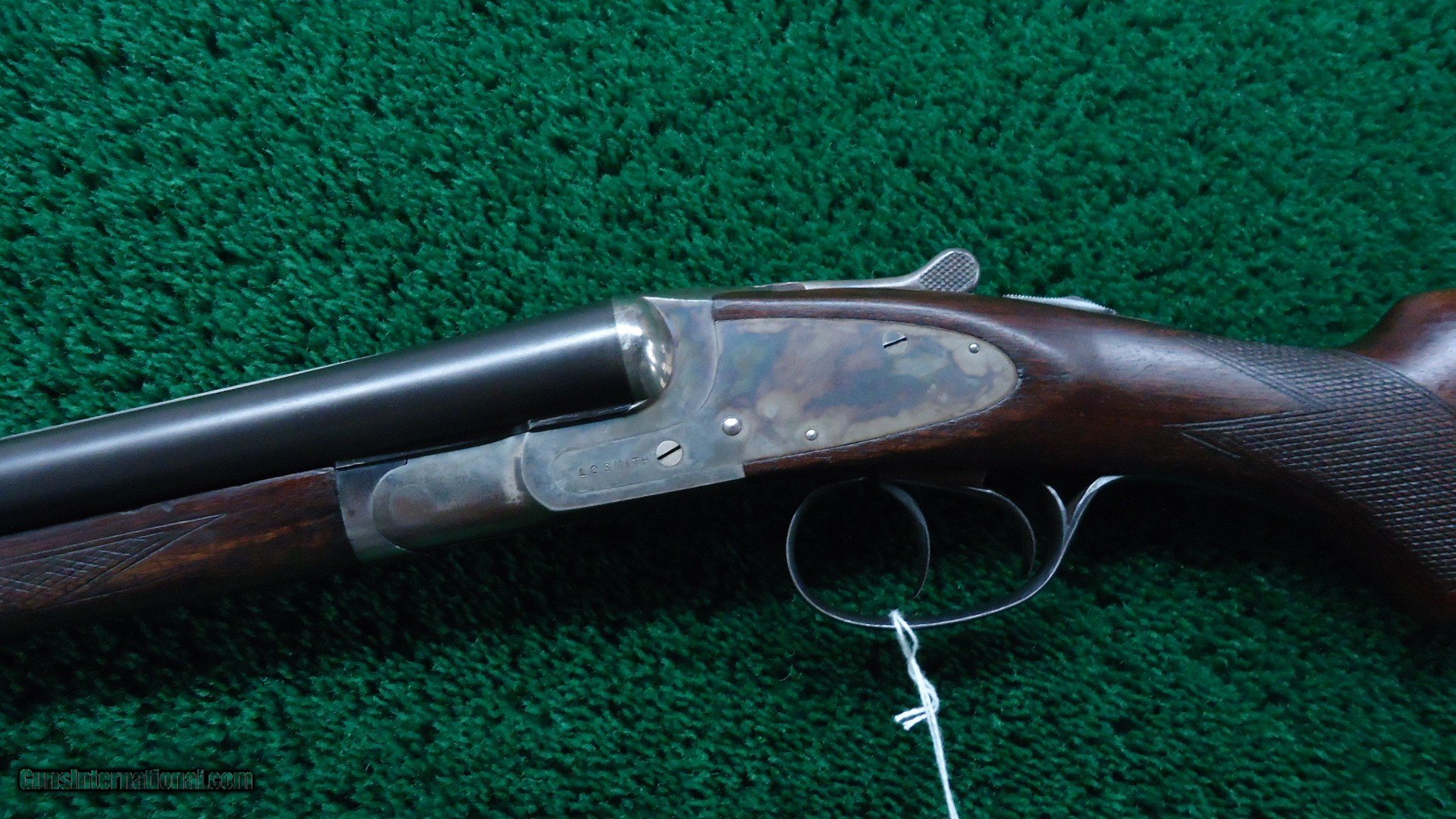 L.C. SMITH FEATHERWEIGHT FIELD GRADE 16 BORE SIDE BY SIDE SHOTGUN