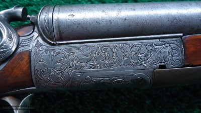 J.W. SONNS SIDE BY SIDE 16 GAUGE HAMMER SHOTGUN - Image 10 of 25
