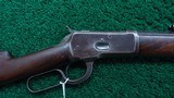 ANTIQUE WINCHESTER MODEL 1892 LEVER ACTION RIFLE IN CALIBER 38 WCF