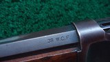 WINCHESTER MODEL 1892 RIFLE IN 38 WCF CALIBER - 6 of 22