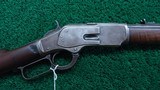 VERY RARE WINCHESTER 1873 20 INCH SHORT RIFLE IN CALIBER 44-40 - 1 of 22