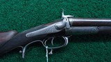 VERY FINE PARADOX BORE DOUBLE RIFLE BY W W GREENER