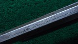 ANTIQUE WINCHESTER MODEL 1886 SHORT RIFLE IN 40-82 WCF - 10 of 21