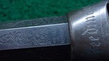 VERY FINE PEABODY MARTINI CREEDMORE ENGRAVED RIFLE - 13 of 25