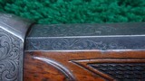VERY FINE PEABODY MARTINI CREEDMORE ENGRAVED RIFLE - 17 of 25