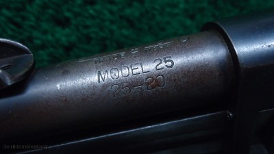 REMINGTON MODEL 25R CARBINE IN CALIBER 25-20 - Image 6 of 23